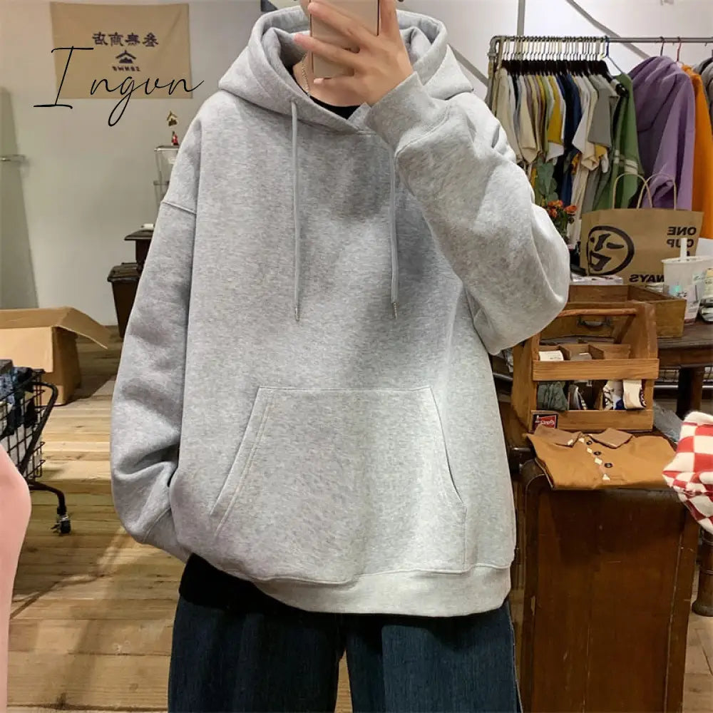 Ingvn - Women Letter Designer Love Y2k Hoodies Female Harajuku Korean Fashion Sweatshirts Girl Vintage Streetwear Hoodie
