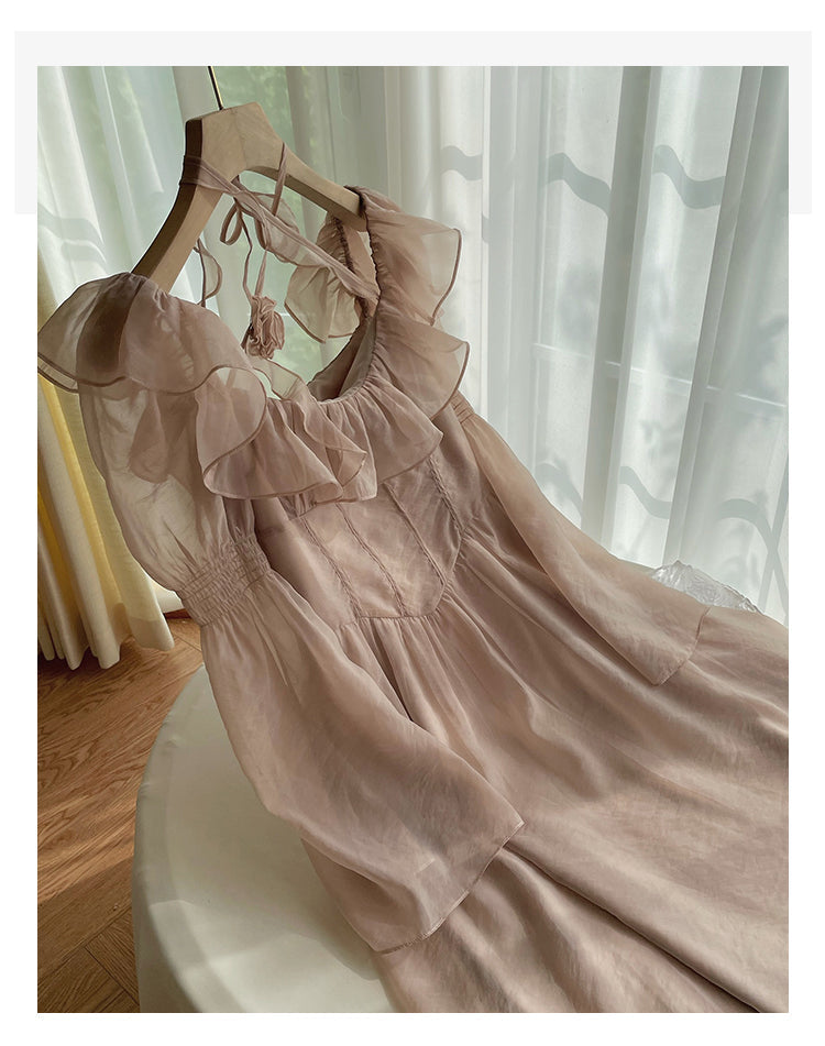 Voguable  Backless Midi Dress Women  New Summer High Waist Fashionable Elegant Office Ladies Vestidos Sexy Design Strapless Dresses