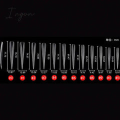 5Xl Extreme Long Stiletto Nails Full Cover Nails Artificial Acrylic False Nail Tips Press on Manicure Tool Accessories