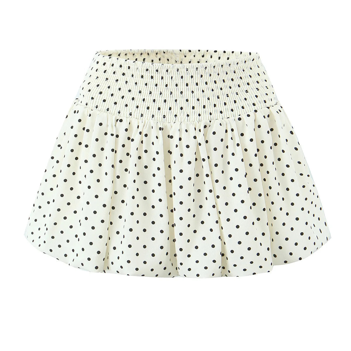 American Retro Elastic Waist Polka Dot Mini Skirt Women Holiday Summer Short Bud Skirts Y2K New