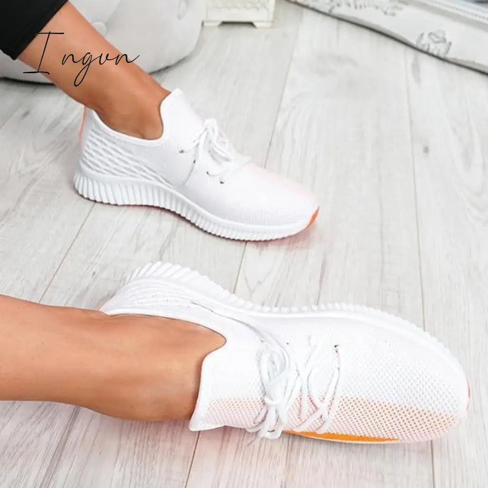 Ingvn - Breathable Lightweight Lace-Up Sneakers