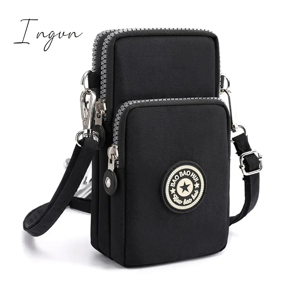 Ingvn - Shoulder Bag Nylon Women Mobile Phone Bag Mini Female Messenger Purse Lady Wallet Small CrossBody Bag Women Handbag Сумка Женска