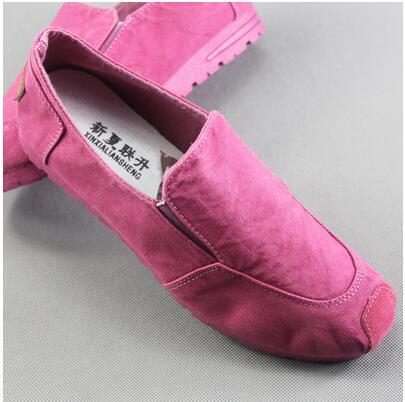 Summer New Style  Women's Singles Shoes Old Beijing Cloth Shoes Denim Canvas Shoes +Pure hand embroidered insole