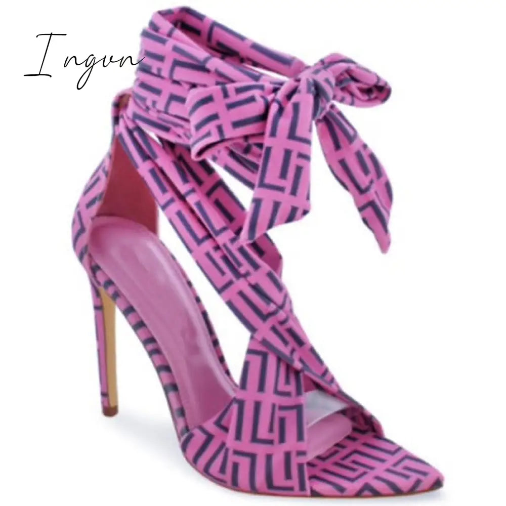 Ingvn - Wrap Up Single High Heel Dress Shoes