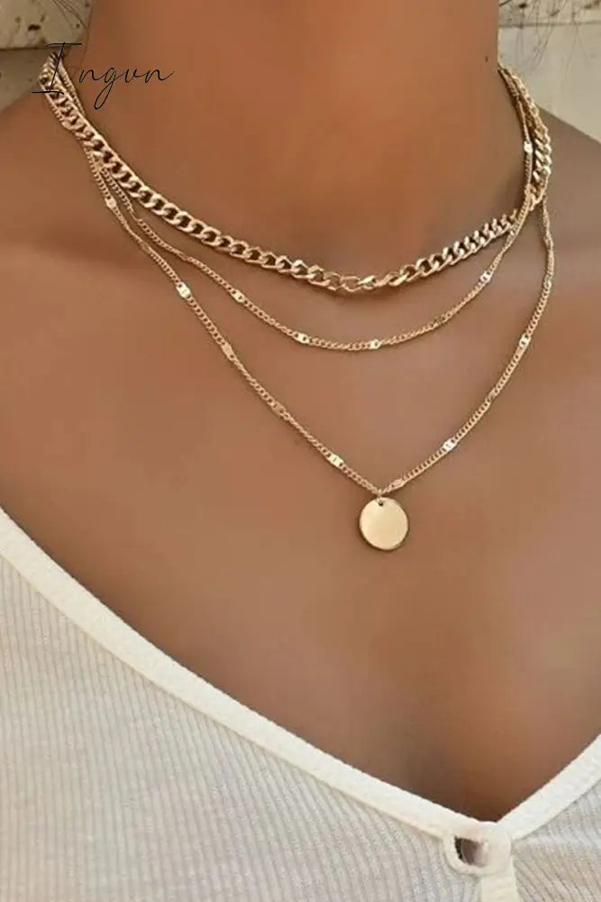Ingvn - Fashion Simplicity Solid Necklaces Accessories