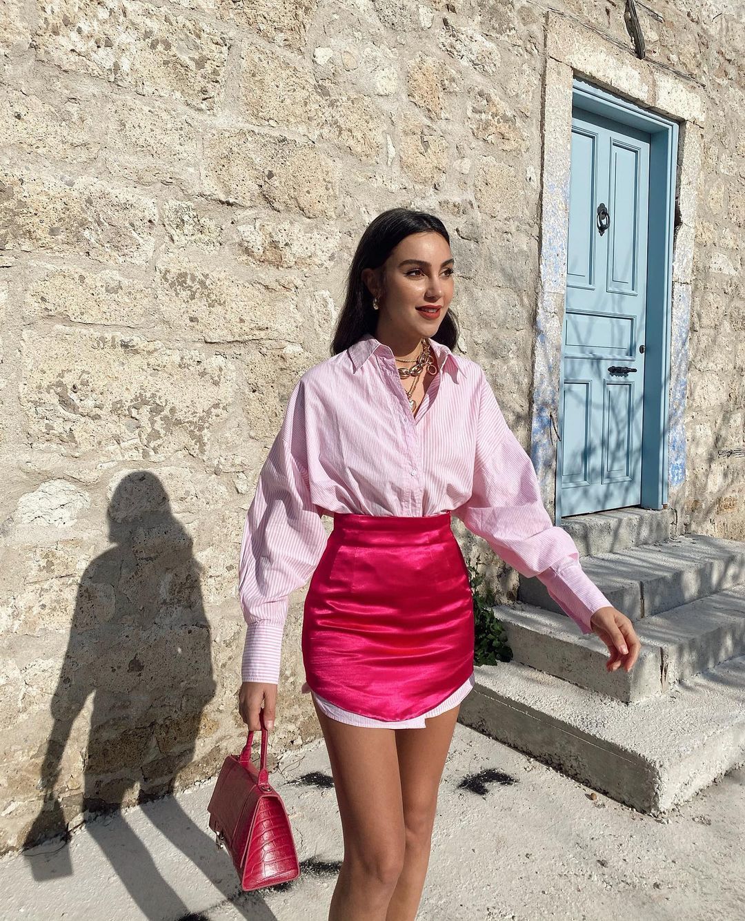 Women Skirts  Summer Fashion Silk Satin High-Waisted Skirt Woman Sexy Party Bag Hip Side zipper Mini Skirt Female