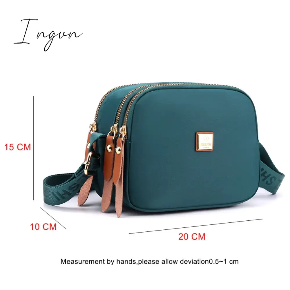 Ingvn - Small Shoulder Bag Women CrossBorder Supply Of Nylon Fabric Leisure Mini Shoulder Bag Ladies Embroidered Han Pocket