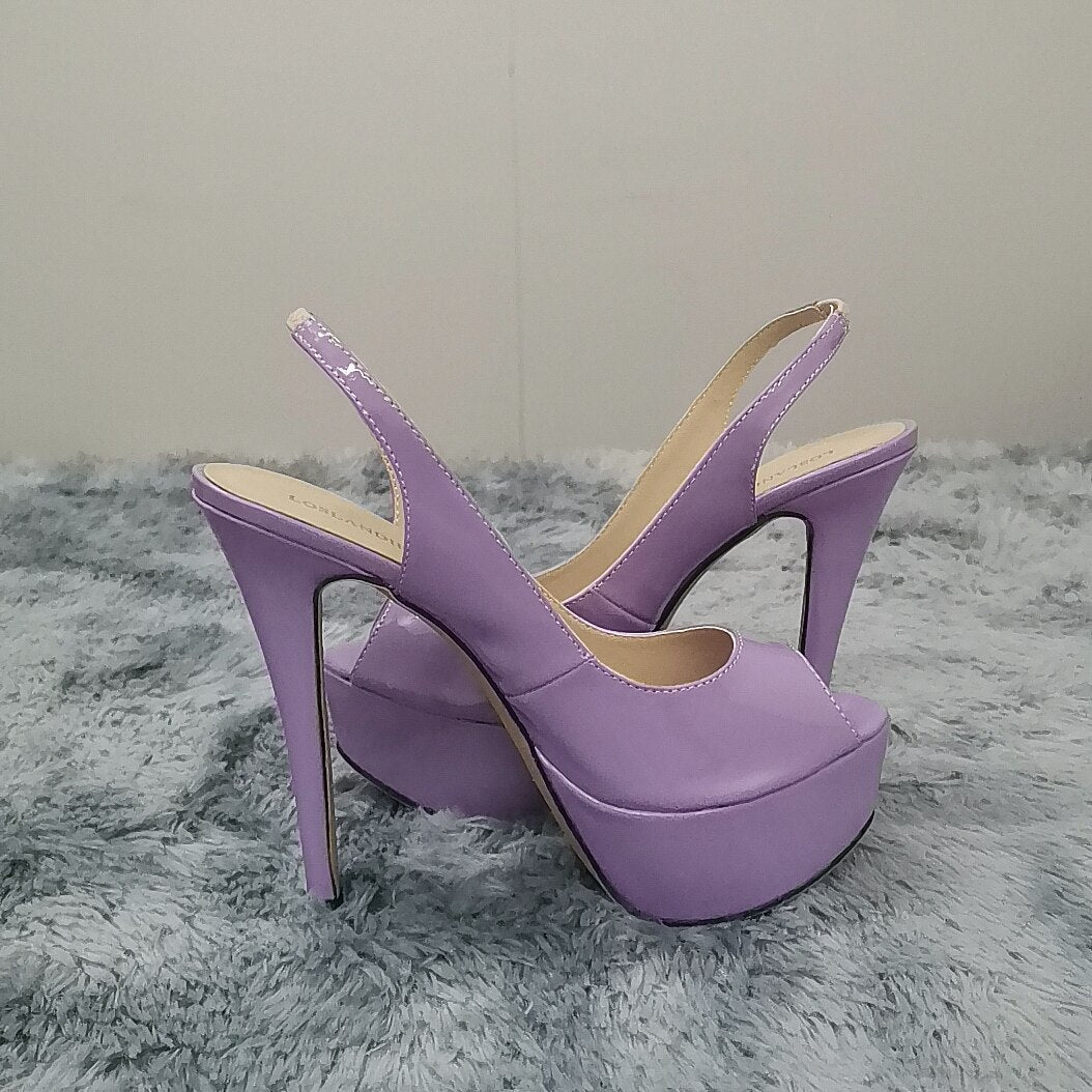LOSLANDIFEN  Women Sandals Sexy 14CM Super High Heels Open Toe Platform Sandals Gladiator Party Dress Red Wedding Shoes
