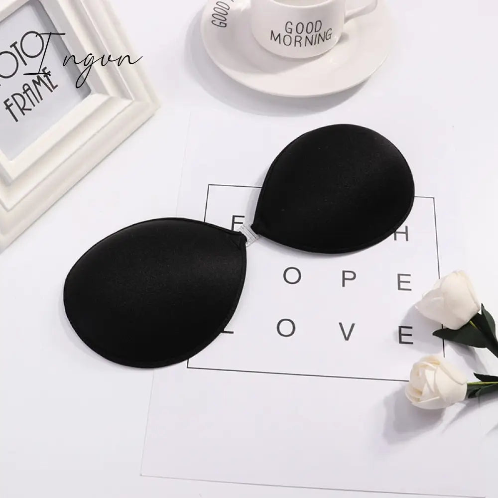 Ingvn - Sexy Women Invisible Push Up Bra Self-Adhesive Silicone Bust Front Closure Sticky Bra 1/2Pcs Backless Strapless Bra