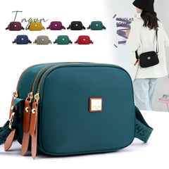 Ingvn - Small Shoulder Bag Women CrossBorder Supply Of Nylon Fabric Leisure Mini Shoulder Bag Ladies Embroidered Han Pocket