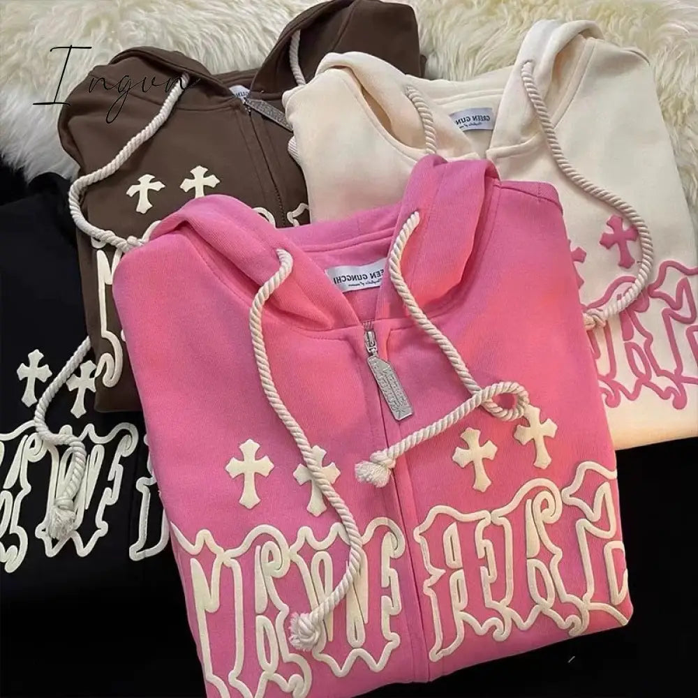Ingvn - Alt Cute Zip Up Hoodie