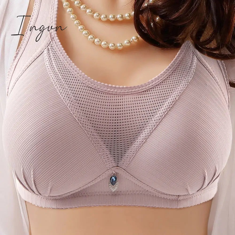 Ingvn - New No Rims Women Bras Seamless Lace Tube Top Anti-glare Breathable Comfort Large Cup Plus Size Women's Wireless Underwear