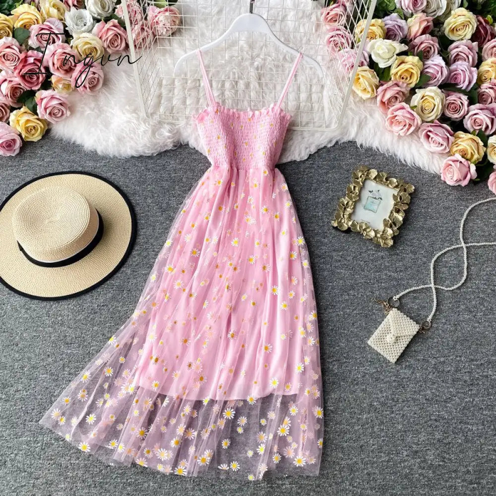 Ingvn - Women Dresses Summer Sexy V Neck Floral Print Boho Beach Dress Ruffle Short Sleeve A Line Mini Dress Wrap Sundress sexy dress