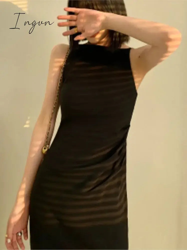 Summer Women Elegant Casual Midi Dress Spaghetti Strap Bodycon Slim Party Birthday Clothes Female Solid Chic Vestidos New Robe