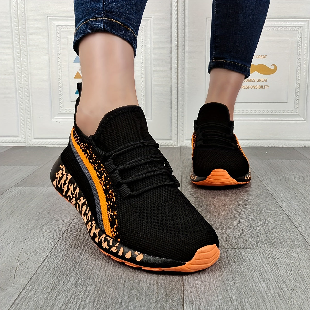 Ultra-Lightweight Womens All-Season Sneakers - Breathable, Comfortable, Non-Slip, Lace-Up Design - Perfect for Casual Running, Walking, and Everyday Wear