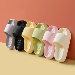 Ingvn  Eva Soft Sole Chunky Platform Slippers Women  Summer Thick Sole Cloud Slides Beach Sandals Woman Non-Slip Outdoor Flip Flops