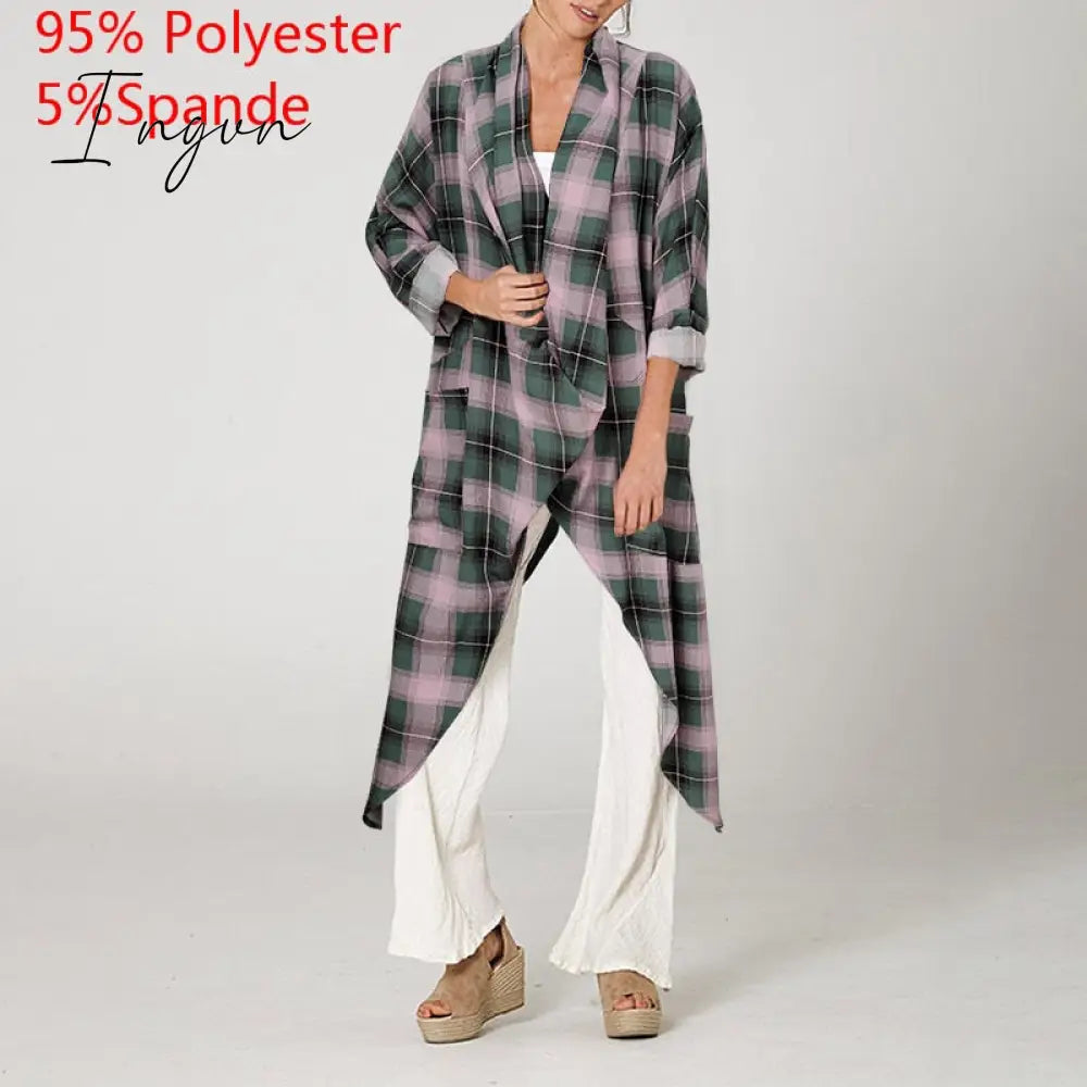 Ingvn - Women Tops Vintage Solid Blouses Summer Fashion Long Shirts Casual Cowl Neck Long Sleeve Asymmetrical Party Blusas