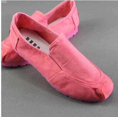 Summer New Style  Women's Singles Shoes Old Beijing Cloth Shoes Denim Canvas Shoes +Pure hand embroidered insole