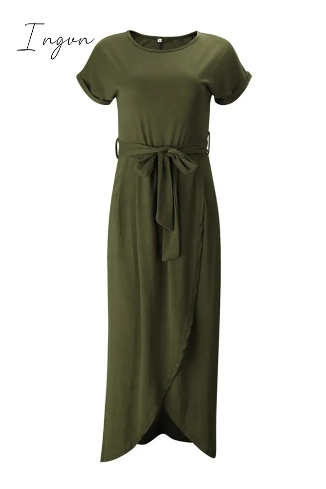 Ingvn -  After Midnight Ankle Length Midi Dress(4 Colors)