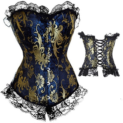 Plus Size Bustier Corsets Gothic Lace Up Binders and Shapers Overbust Body Shapewear Women Sexy Slimming Waist Trainer Boned 6XL