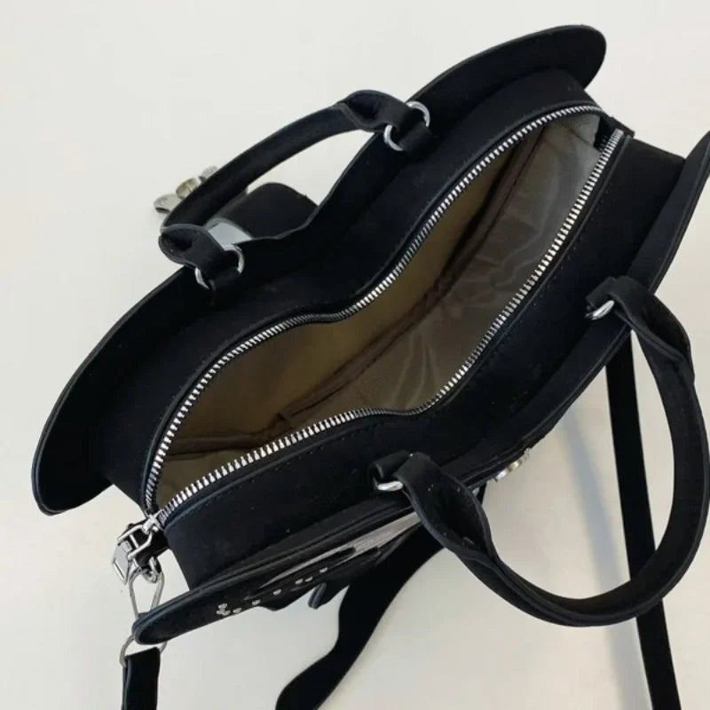 Ingvn  Y2k Gothic Shoulder Bag for Women Butterfly Black Aesthetic Handbag Hot Girl Fashion Harajuku Style Exquisite Crossbody Bag