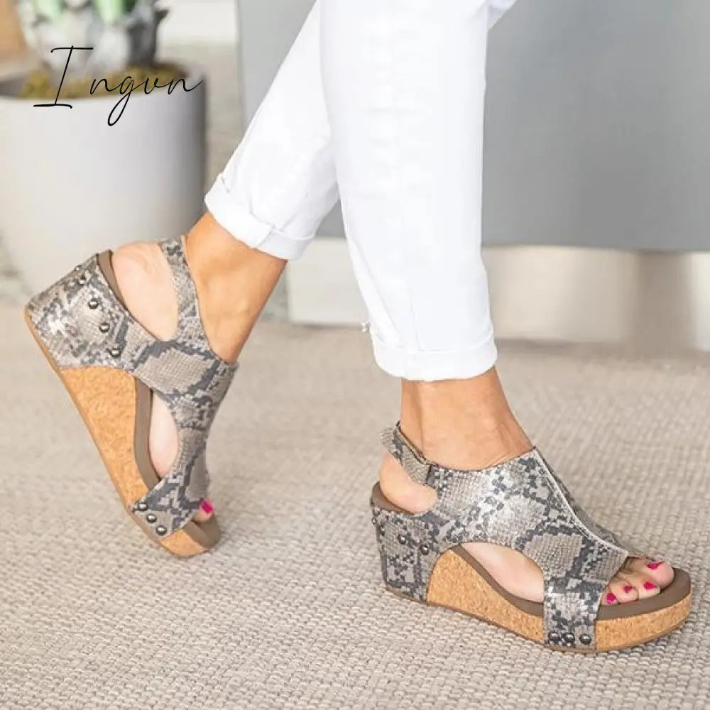 Ingvn - Women Fashion Comfy Wedges