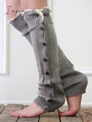 Ingvn - Vintage Knitting Lace Leg Warmers Accessories