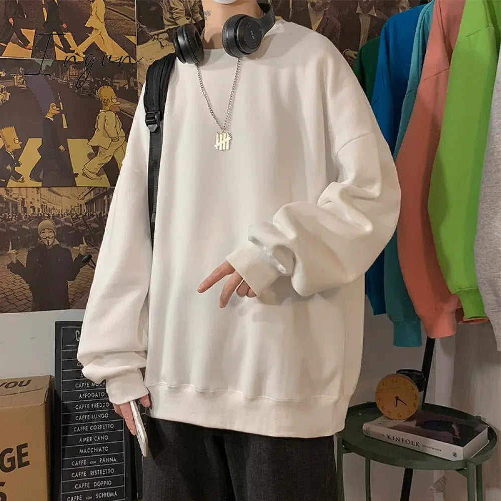 Ingvn - Women Letter Designer Love Y2k Hoodies Female Harajuku Korean Fashion Sweatshirts Girl Vintage Streetwear Hoodie