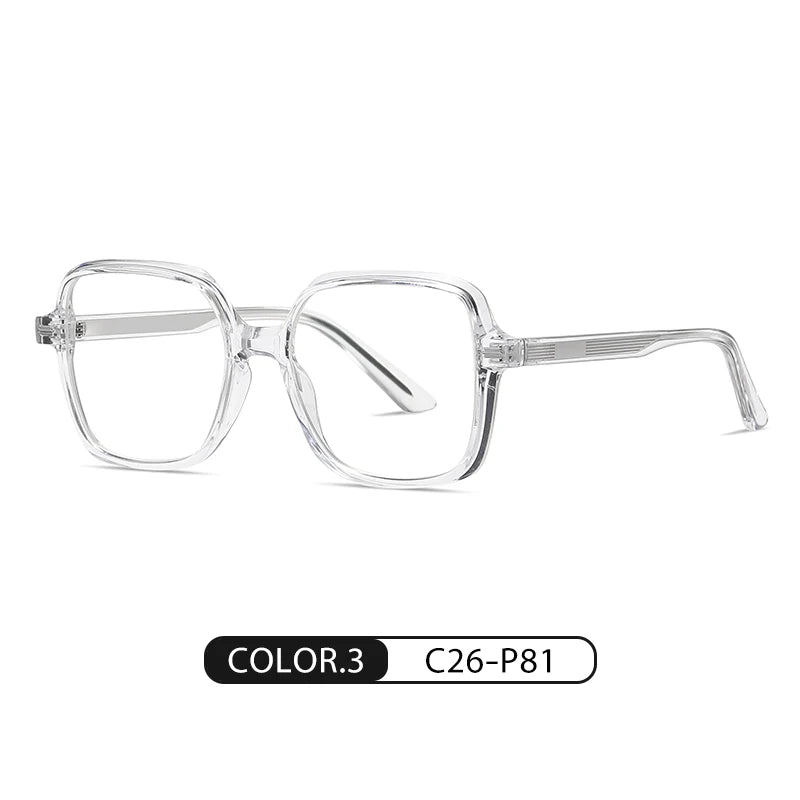 INGVN  Women Fashion Acetate Blue Light Blocking Computer Glasses Without Degrees Female Square Eyewear Spectacles Frames