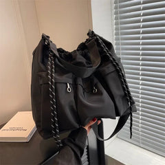 Ingvn  New Fashion Women's Bag High Quality Oxford Fabric Shoulder Bag Crossbody Bag Large Capacity Satchel Lady Leisure Commuting Bags