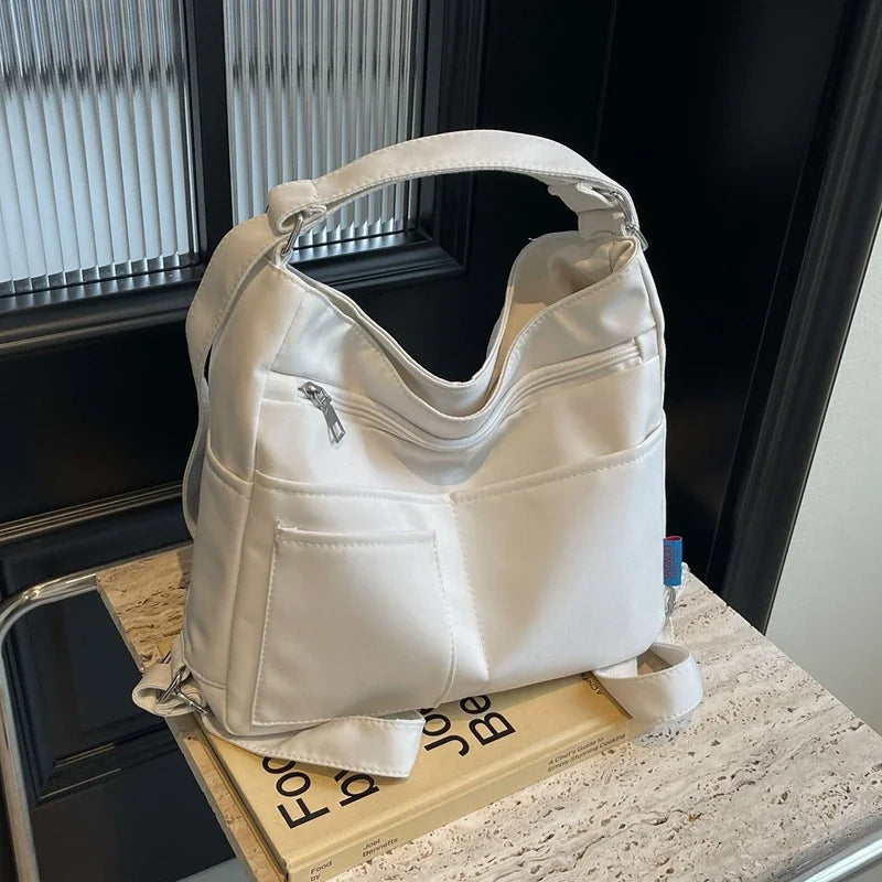 Ingvn  Casual Nylon Large Capacity Ladies Crossbody Bags Shoulder Bags for Women Zipper Basic Style  Bolso Mujer