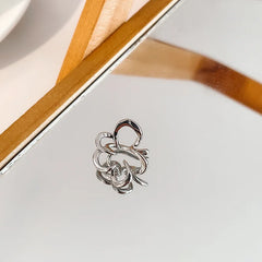 Punk Fairy Clip Earrings For Women Goth Irregular Flower Metal Ear Cuffs Unusual Design No Piercing Earrings Korean Fashion