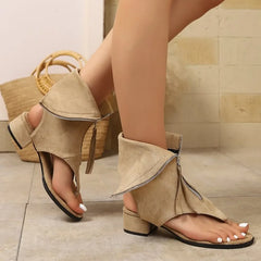 Ingvn  Spring Summer Design Sexy Peep Clip Toe Women Boots Thin High Heels Sandals