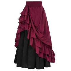 Ingvn  Japanese Sweet Lolita Skirt Women Kawaii Cake Ruffle High Waist Mini Skirt Female Ballet Y2K Party Casual Streetwear Skirts
