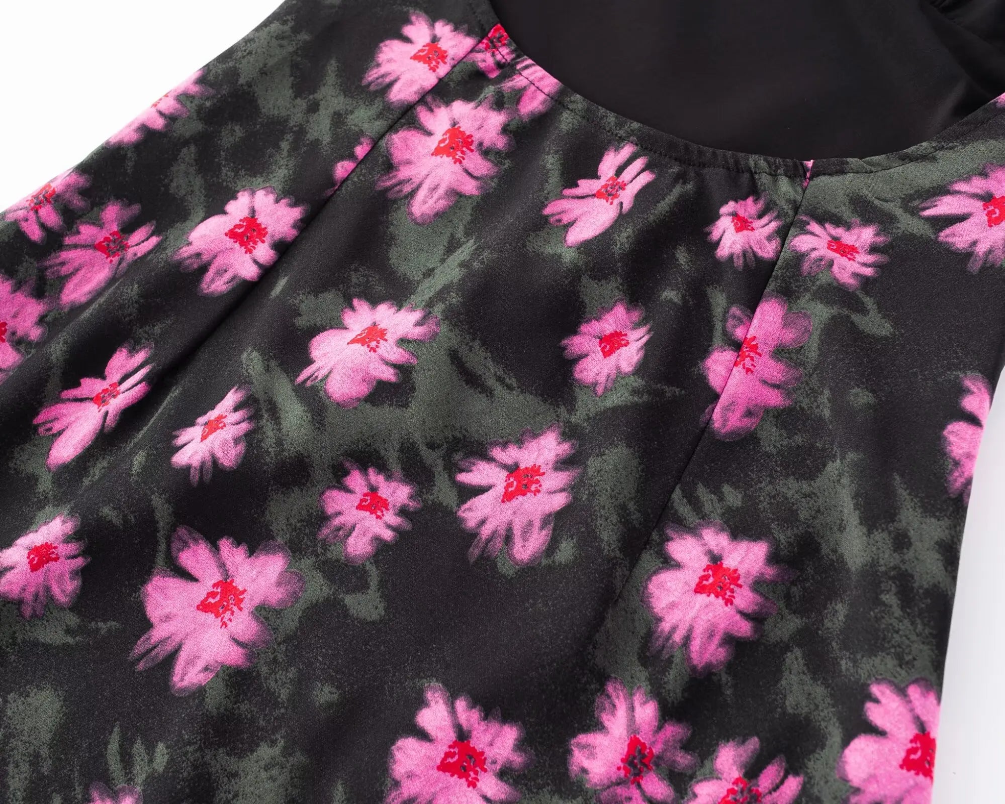 Ingvn  Sexy Black With Pink Floral Print Tie Bow Halter Sling Dress Summer Woman Backless Slim Waist Midi Long Dresses Robe Holiday