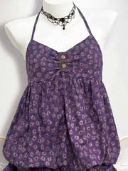 Ingvn  Gothic Vintage Lolita Bud Dress Women Y2K Harajuku Sweet Spaghetti Strap Mini Dress Casual Daily Fashion Outfits New