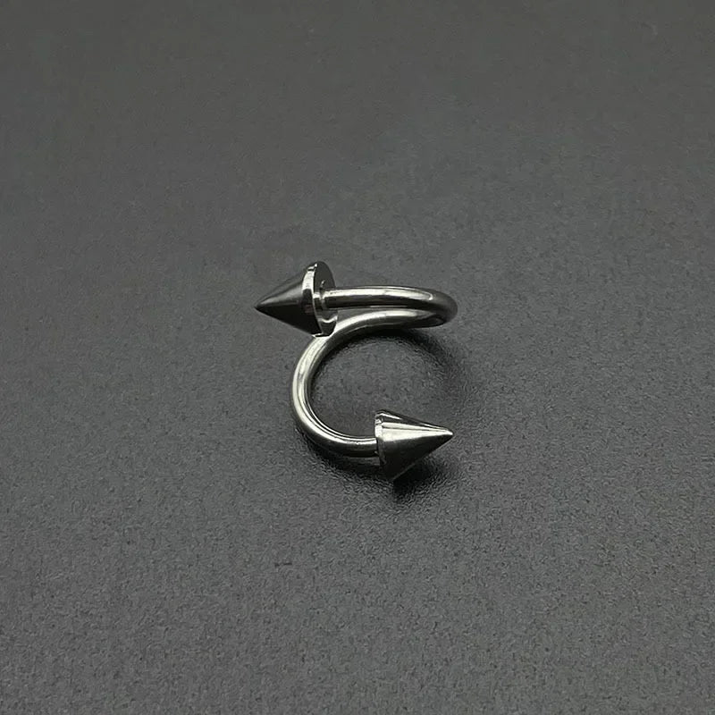 Ingvn  Shape 316L Stainless Steel Lip Piercing Nose Ring Helix Piercing Cartilage Earring Body Piercing Vajinal Jewelry 16G