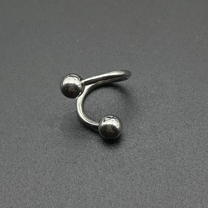 Ingvn  Shape 316L Stainless Steel Lip Piercing Nose Ring Helix Piercing Cartilage Earring Body Piercing Vajinal Jewelry 16G