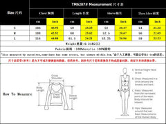 Ingvn  Autumn/Winter New Style Simple and Gentle Style O-neck Long Sleeve Loose-Fitting Plaid Contrast Color Sweater for Women
