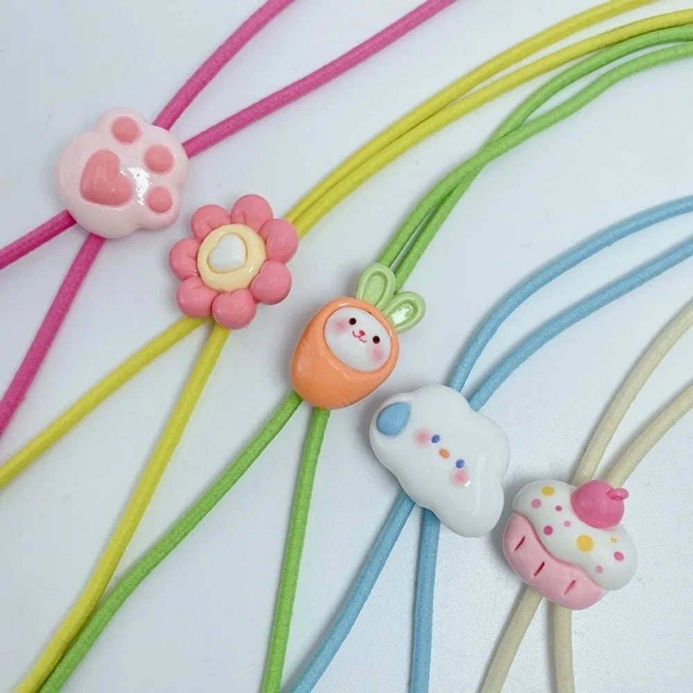 Ingvn  Kawaii Cartoon Children's Glasses Rope Chain Non-Slip Anti-Lost Glasses Lanyard Elastic Hanging Neck Neck Glasses Chain