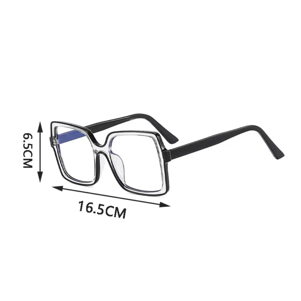 Ingvn  New PC Material Square Frame Glasses Double Color Unisex Style Anti-blue Light Glasses New Model Optical Eyewear Women Men