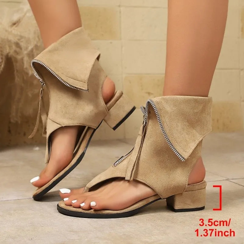 Ingvn  Spring Summer Design Sexy Peep Clip Toe Women Boots Thin High Heels Sandals