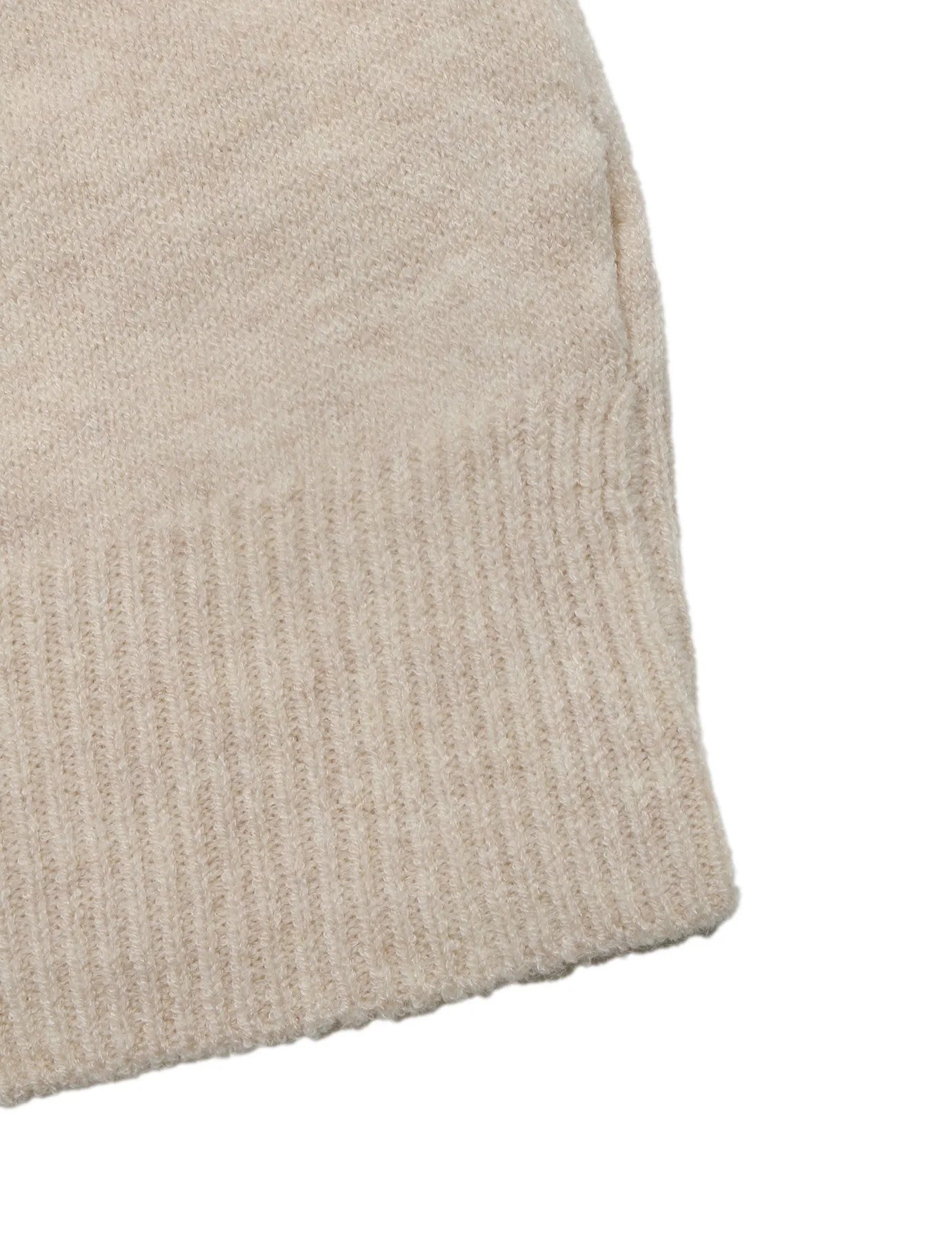Ingvn - Women Wrap V Neck Knit Sweater Solid Color Tie Side Long Sleeve Lantern Sleeve  Pullover