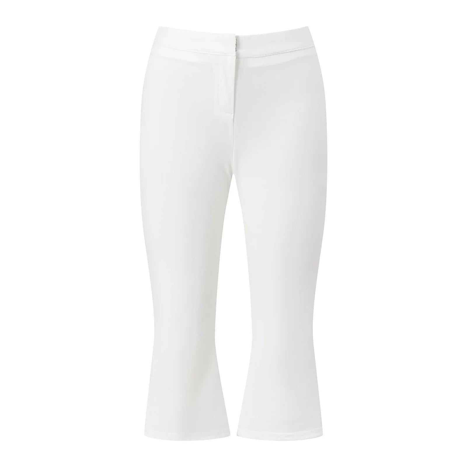 Ingvn  Women Y2K Polka Dot Capri Pants Low Rise Stretchy Cropped Bell Bottoms Slim Slit Hem Yoga Loungewear Going Out Capris