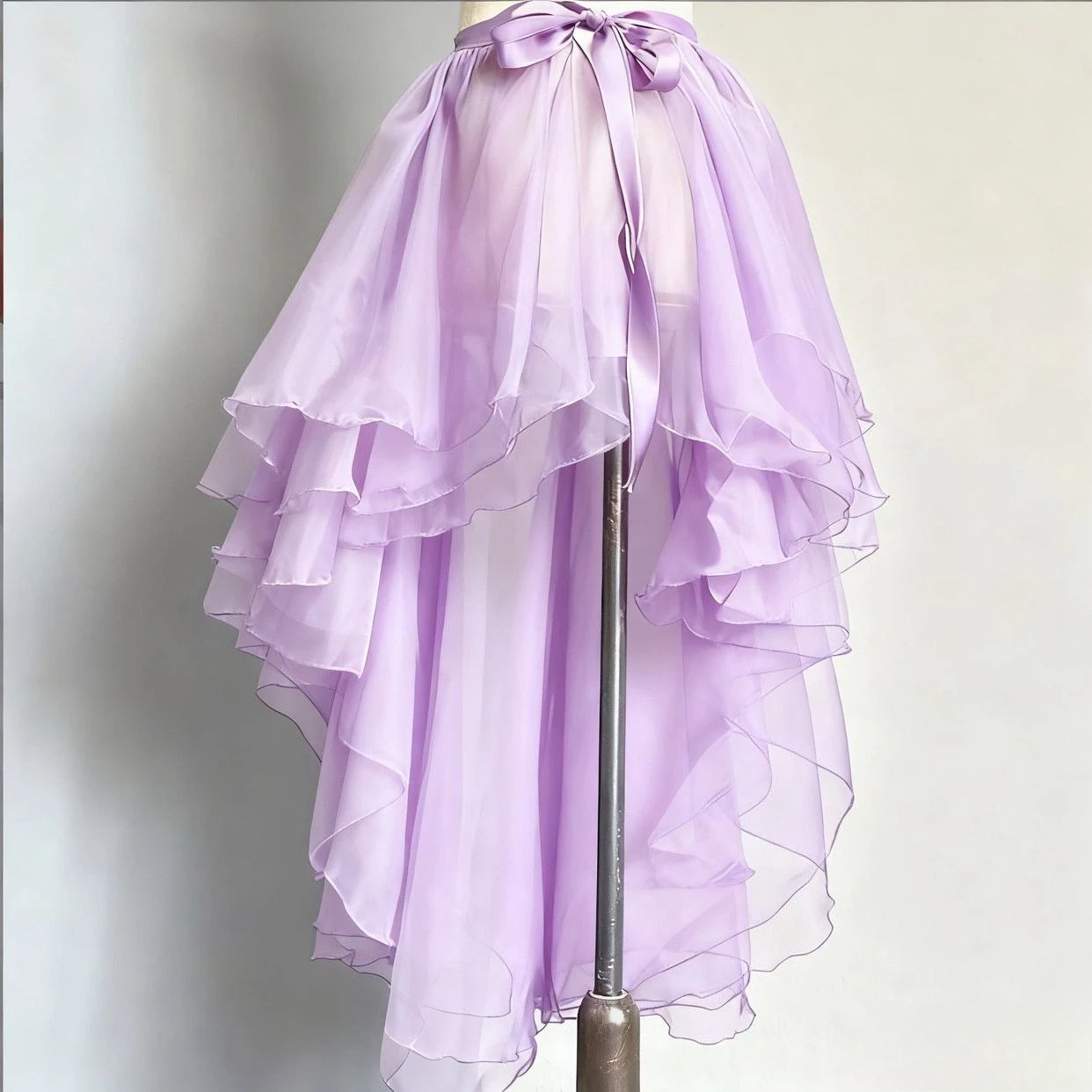 Ingvn  Women Kawaii Vintage Irregular Skirt Y2K Lolita Lace Ruffles Bow Skirt Sweet Cute Harajuku Subculture Party Fashion Skirt