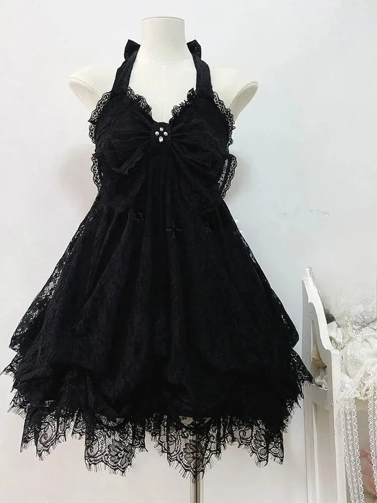 Ingvn  Y2K Streetwear Lolita Skirt Set Women Gothic Vintage Lace Tops Casual Fashion Mini Skirt Elegant Spicy Girl Casual Daily