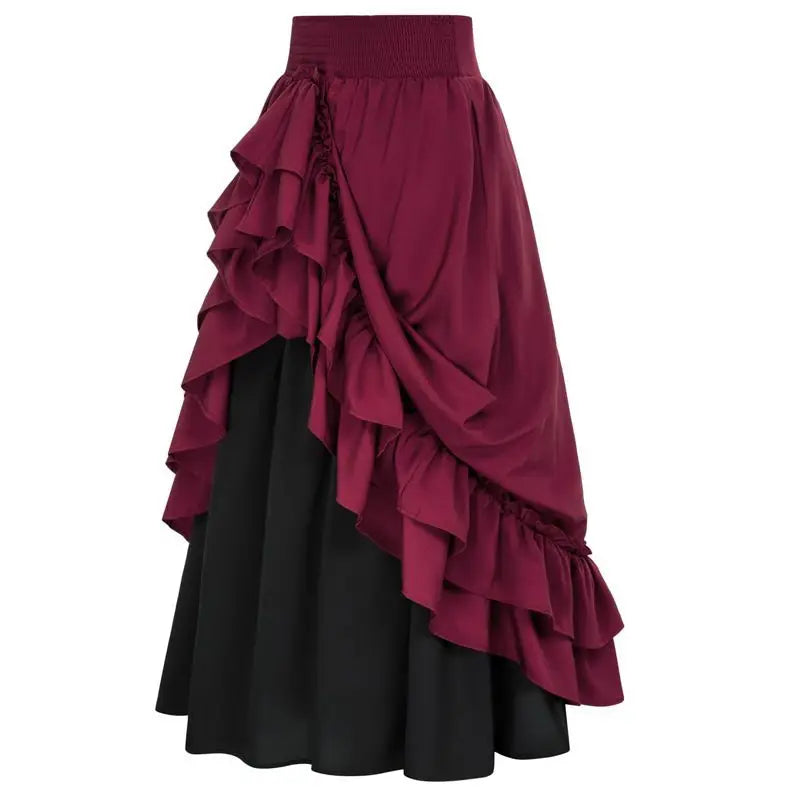Ingvn  Japanese Sweet Lolita Skirt Women Kawaii Cake Ruffle High Waist Mini Skirt Female Ballet Y2K Party Casual Streetwear Skirts
