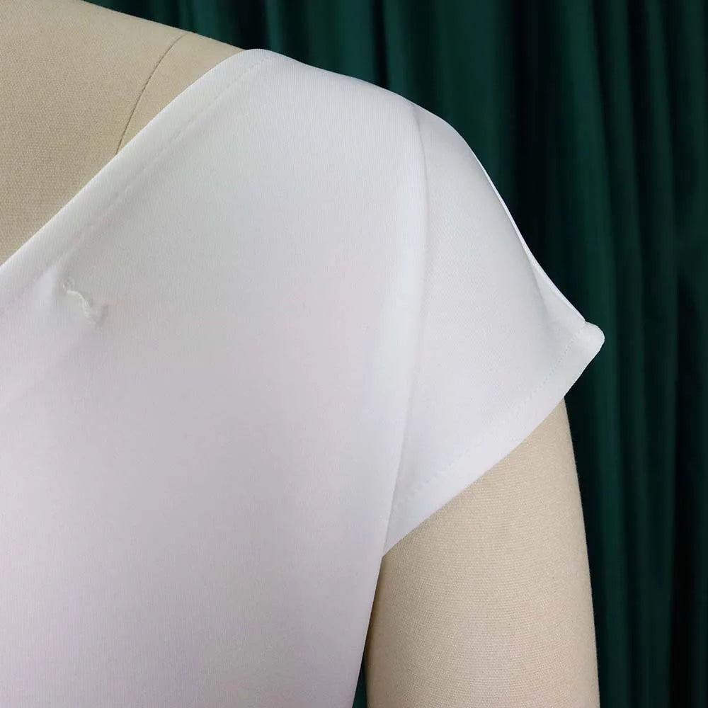 Ingvn  Ruffles Bodycon Dresses for Women Sleeveless Peplum Slit O Neck Spring Summer Office Ladies Elegant Fashion Date Daily Dress New