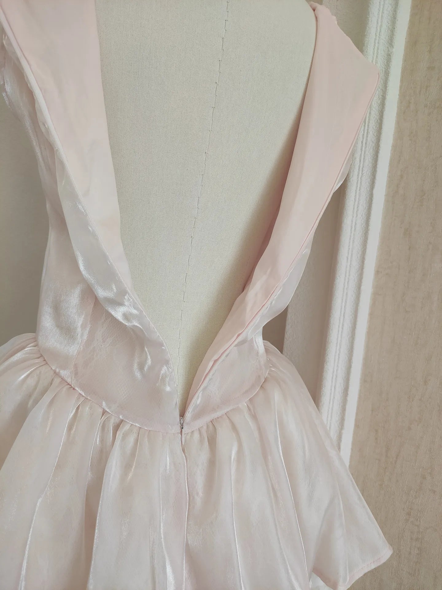Ingvn  Summer French Elegant Sweet Princess Party Dresses Square Neck Sleeveless 3D Flower Bow High Waist Pink Short Dress Women