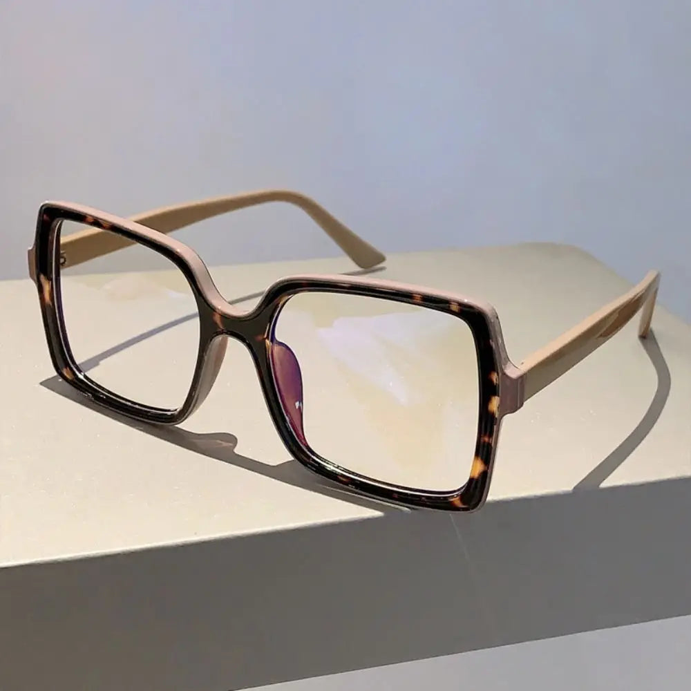 Ingvn  New PC Material Square Frame Glasses Double Color Unisex Style Anti-blue Light Glasses New Model Optical Eyewear Women Men